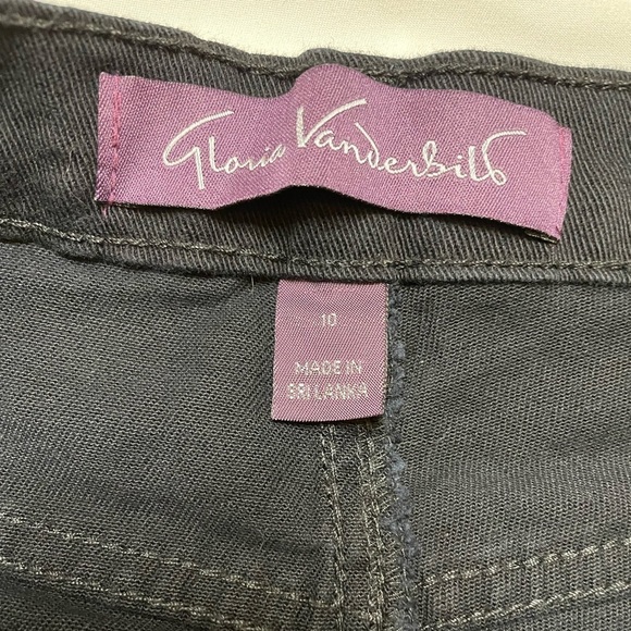 Gloria Vanderbilt size 10 black Amanda straight leg jeans - Picture 7 of 15